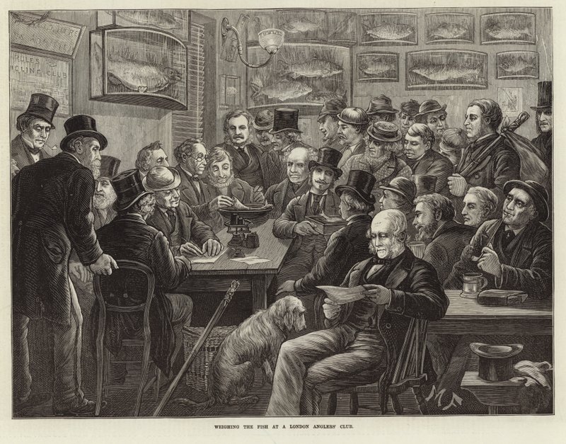 Weighing the Fish at a London Anglers Club by English School