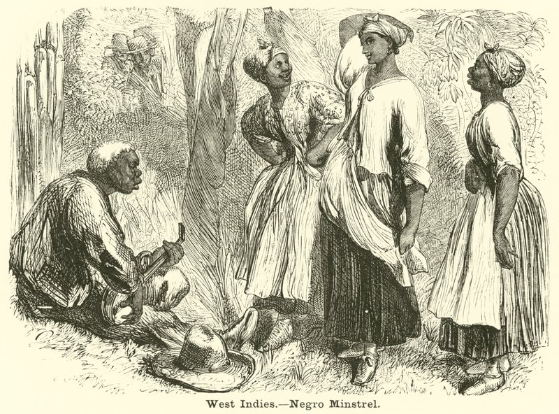 West Indies, Negro Minstrel by English School
