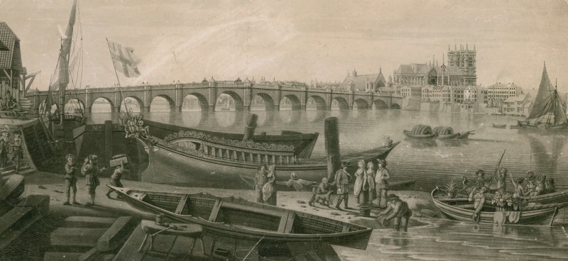 Westminster Bridge, London by English School