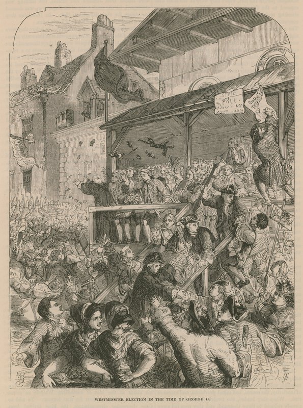 Westminster Election in the Time of George II by English School