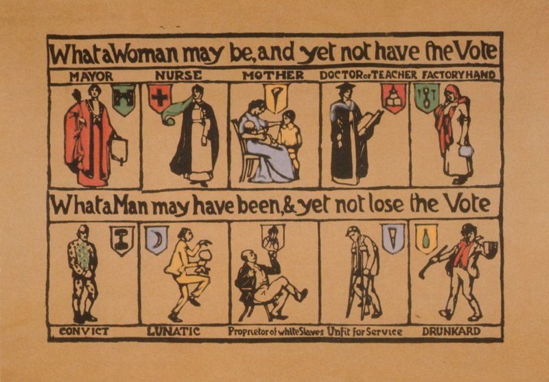 What a Woman May Be, and Yet Not Have the Vote by English School