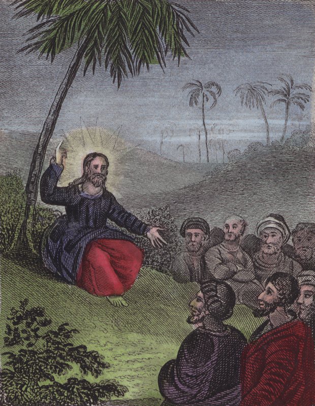 What pains did Jesus take, to teach by English School