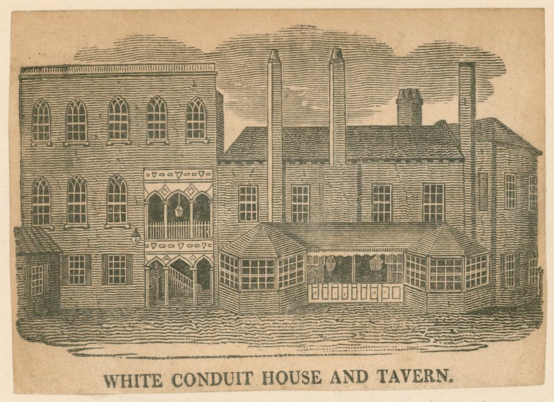 White Conduit House and Tavern, Pentonville, London by English School