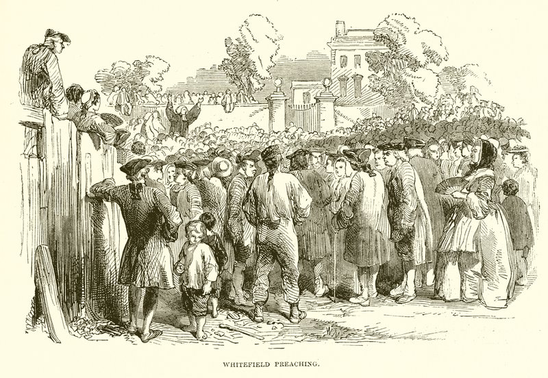 Whitefield Preaching by English School