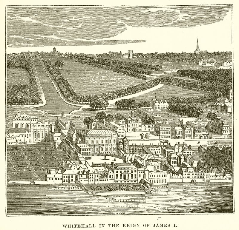 Whitehall in the Reign of James I by English School