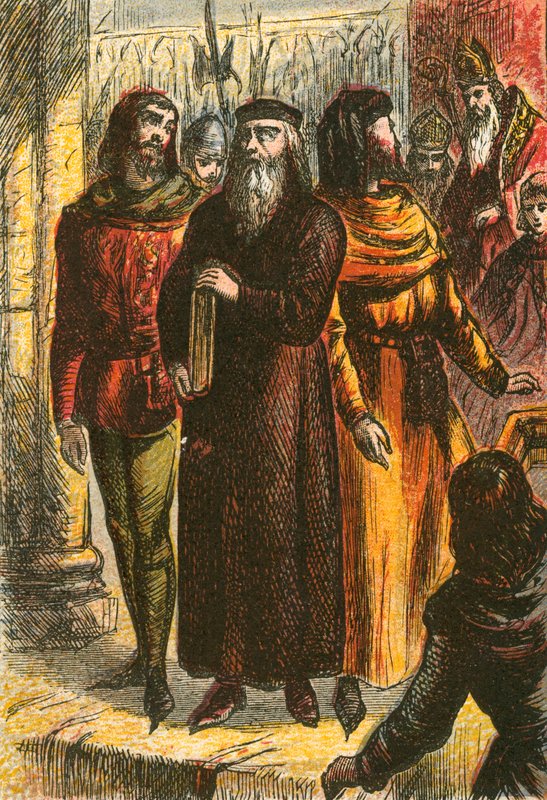Wickliffe Before the Synod by English School