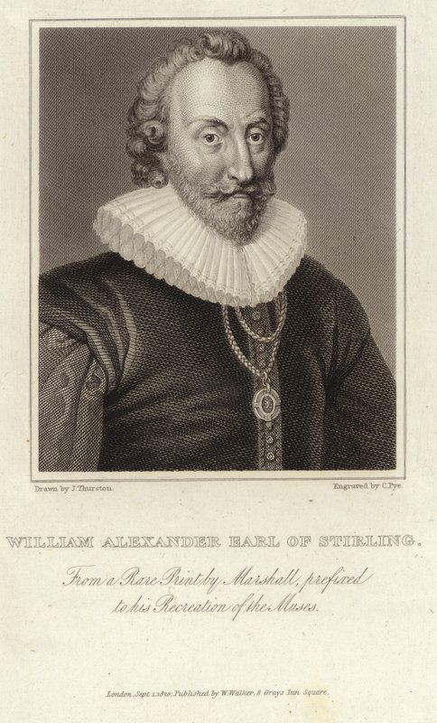 William Alexander, 1st Earl of Stirling (c. 1570 – 12 September 1640) by English School