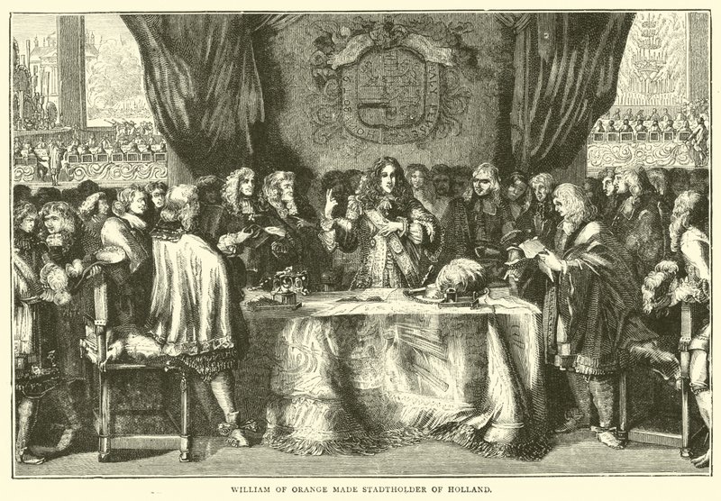 William of Orange Made Stadtholder of Holland by English School