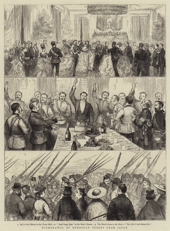 Withdrawal of European Troops from Japan by English School