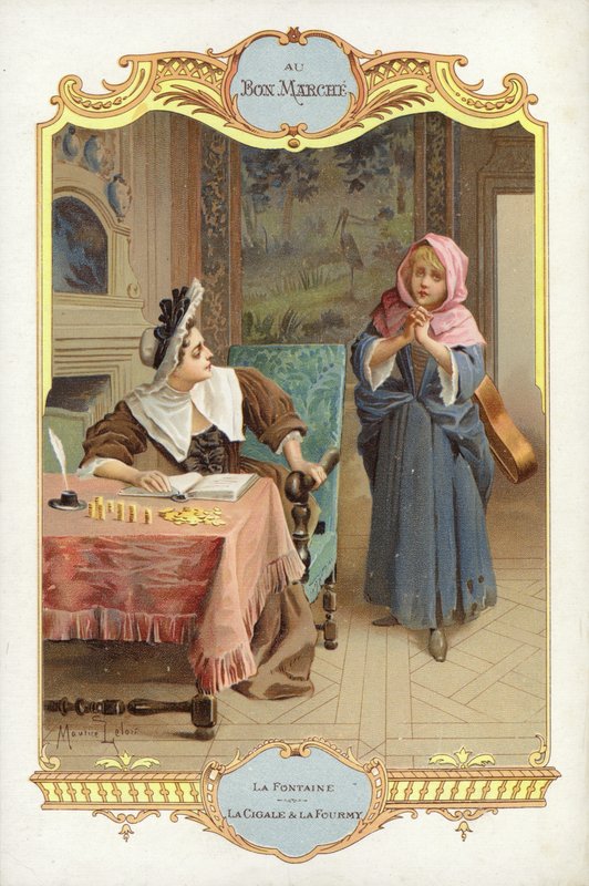 Woman Begging for Money by English School