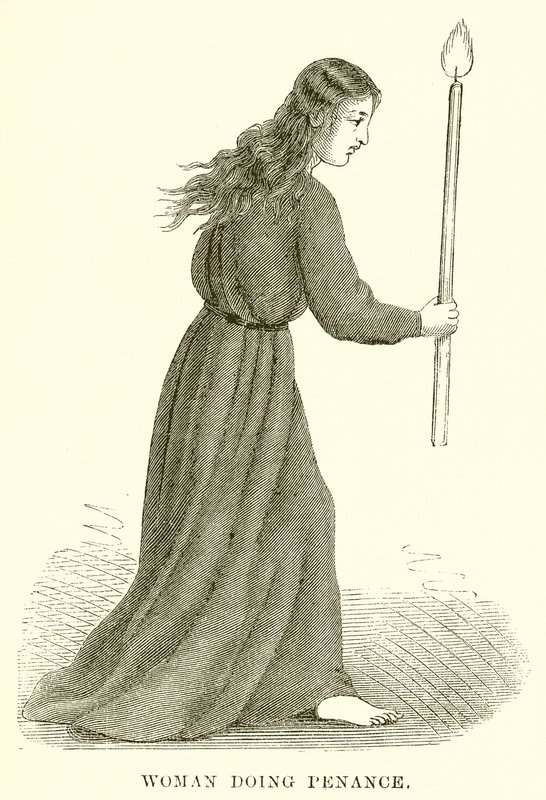 Women Doing Penance by English School
