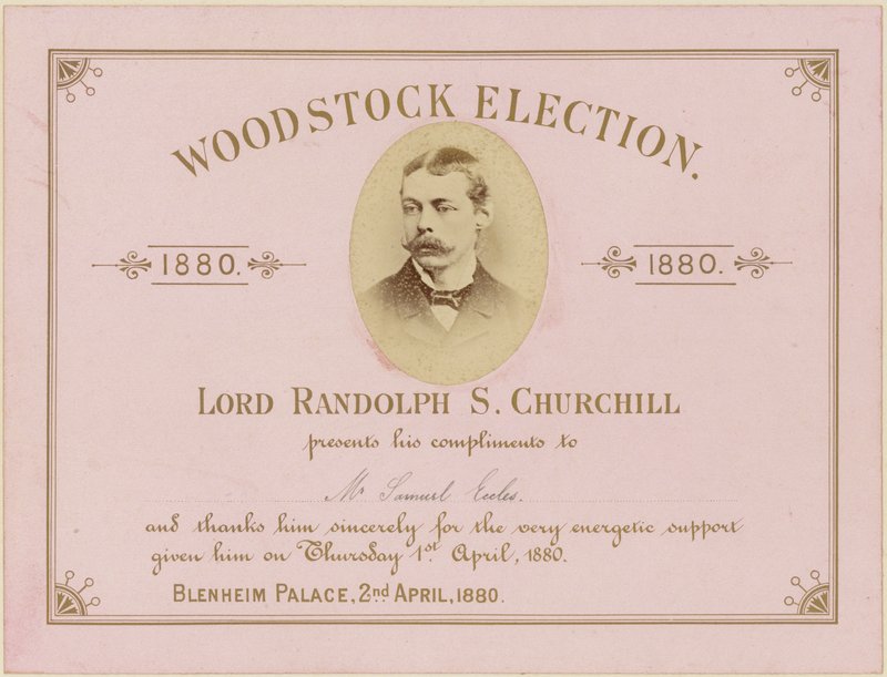 Woodstock Election 1880 by English School