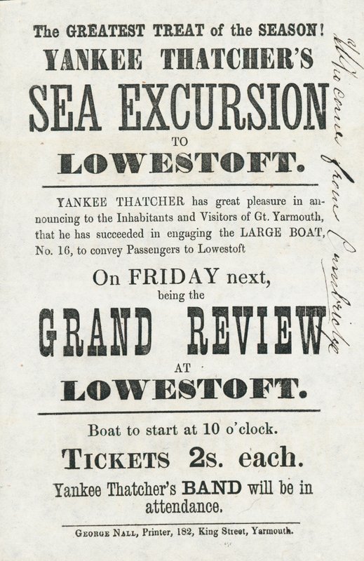 Yankee Thatchers Sea Excursion to Lowestoft by English School