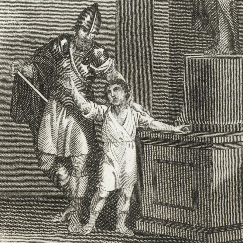 Young Hannibal Swearing Enmity to the Romans by English School
