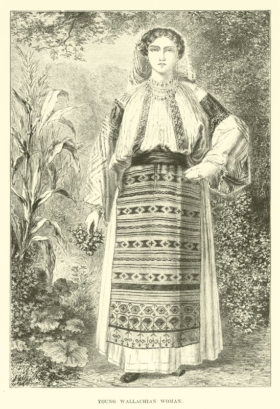 Young Wallachian Woman by English School