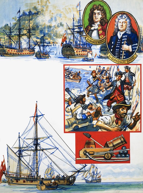 Scrapbook of the British Sailor: Capturing Gibraltar by Eric Parker