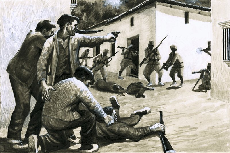 Soldiers of the Spanish Civil War by Eric Parker