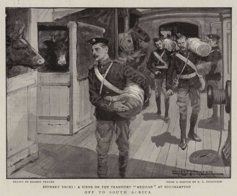 Off to South Africa by Ernest Prater