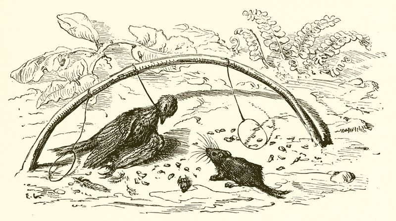 The Fowler and the Lark by Ernest Henry Griset