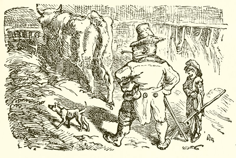 The Stag in the Ox-Stall by Ernest Henry Griset