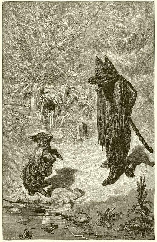 The Wolf and the Lamb by Ernest Henry Griset