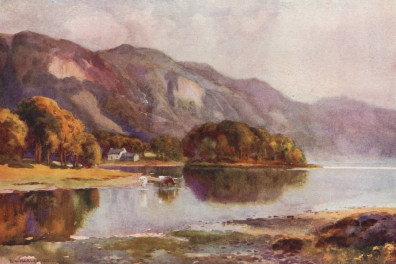 Derwentwater from Friars Crag by Ernest William Haslehust