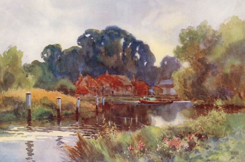 River Thames: Pangbourne by Ernest William Haslehust