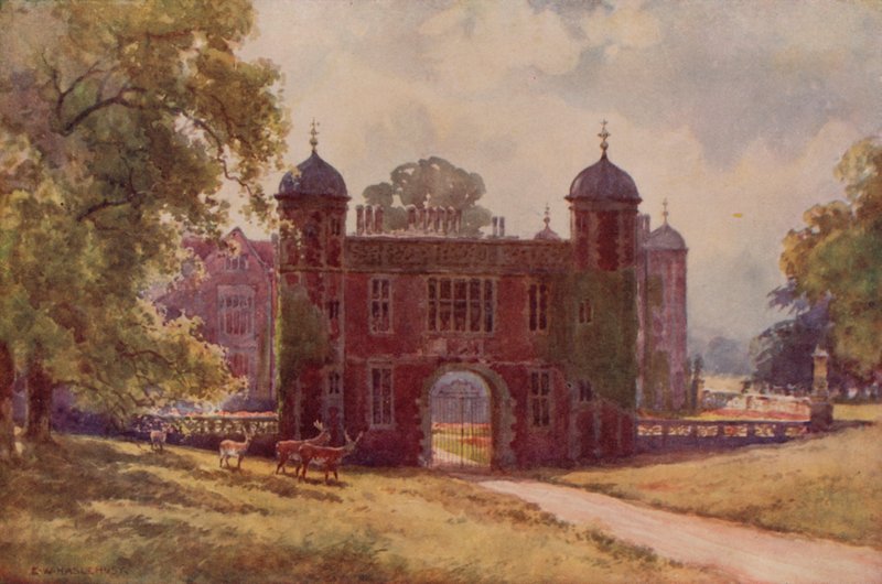 The Gateway, Charlecote by Ernest William Haslehust