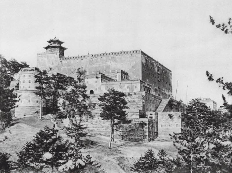 Jehol, Potala, Chihli, Main Building in Potala, View from South-West by Ernst Boerschmann