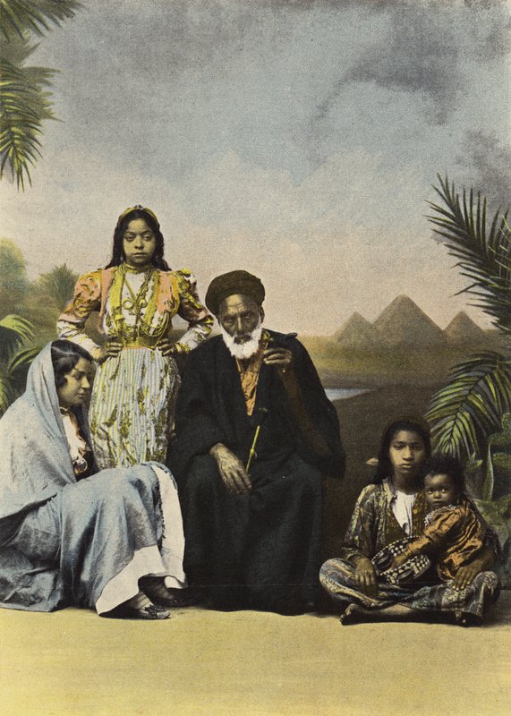 Coptic Family by European Photographer
