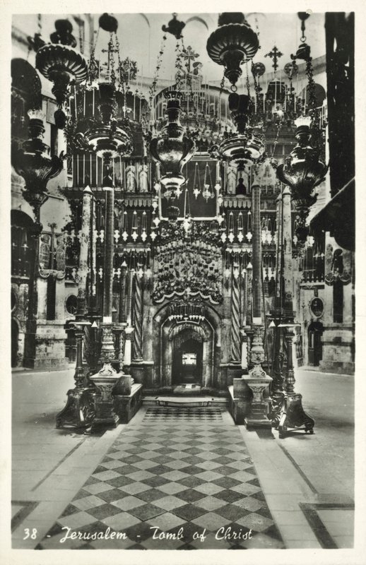 Jerusalem, Tomb of Christ by European Photographer