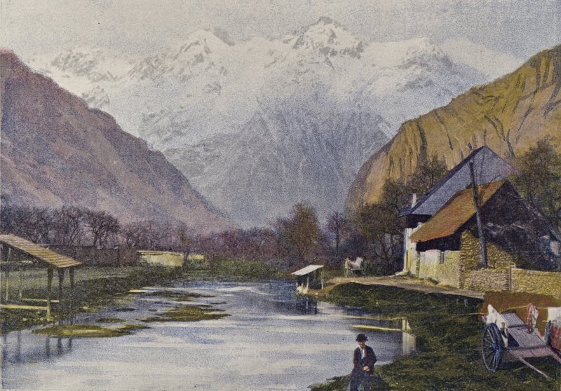 The Shore and the Belledonne Massif by European Photographer