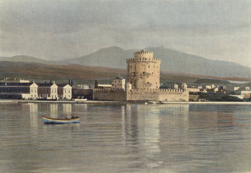 Salonica, The White Tower by European Photographer