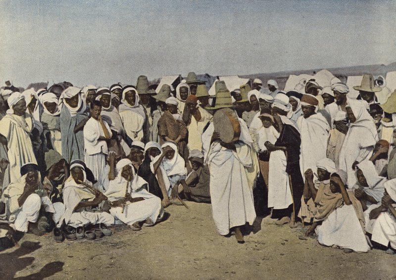 Arab Sorcerer, Snake Charmer by European Photographer