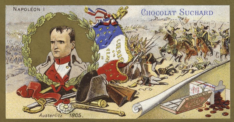 Napoleon Bonaparte and the Battle of Austerlitz, Austria, 1805 by European School
