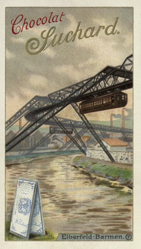Suspension Railway Between Elberfeld and Barmen, Germany by European School