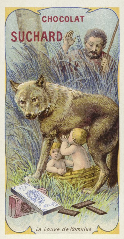 The She-Wolf and Romulus and Remus by European School