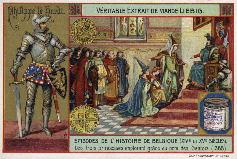 The three princesses pleading for mercy on behalf of the people of Ghent, 1385 by European School