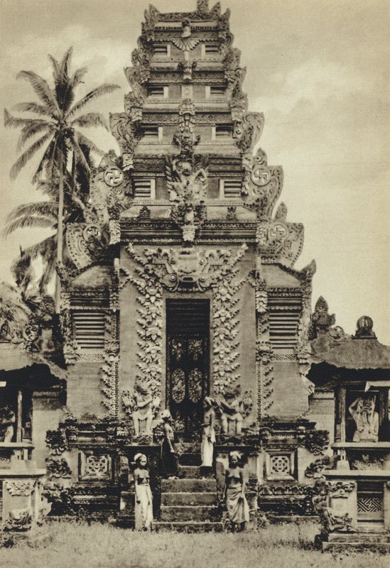 Dutch Indies, Temple, Bali by European Photographer