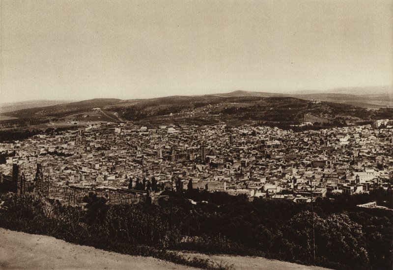 Fez, General View by European Photographer