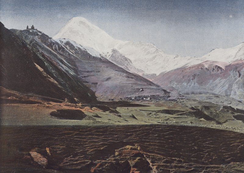 Mount Kasbeck by European Photographer