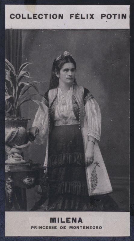 Milena, Princess of Montenegro (1847) by European Photographer