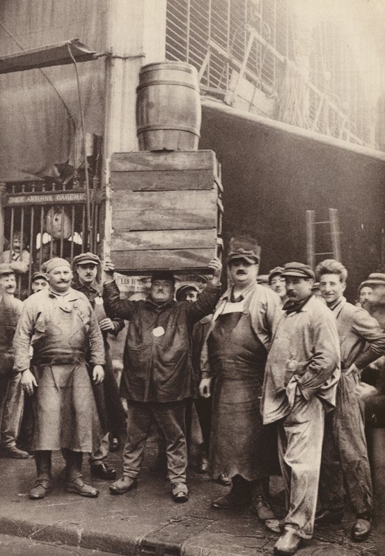 Paris: Porters of the Central-Market by European Photographer