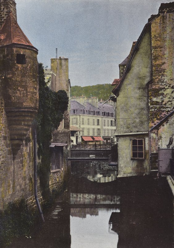 Quimper, Old Houses on Pichery Street by European Photographer