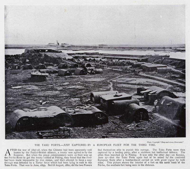 The Taku forts, just captured by a European fleet for the third time by European Photographer