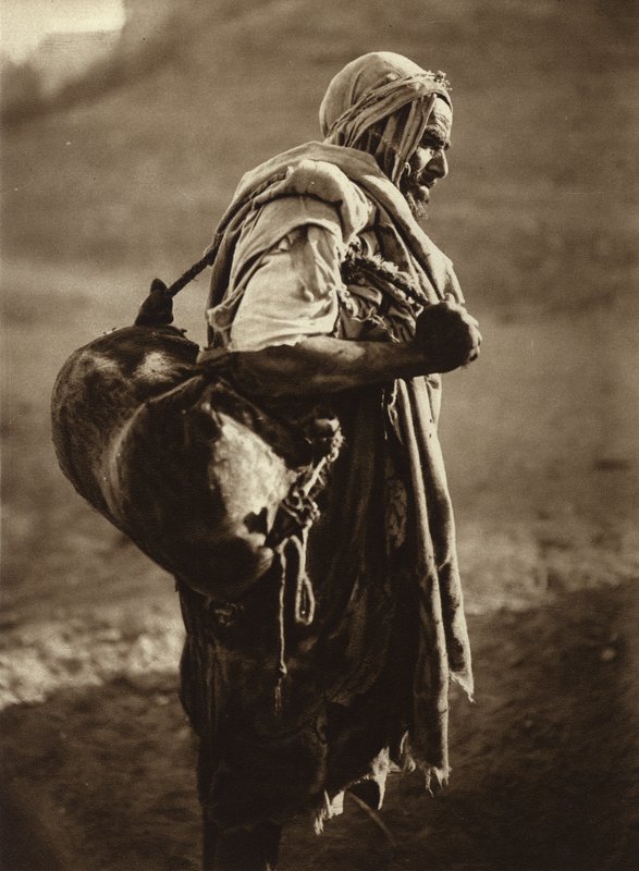Tunis, Water-Carrier by European Photographer