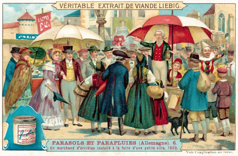 A Quack Medicine Seller at a Fair in a Small Town in Germany by European School