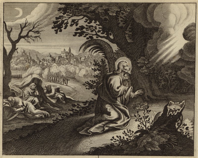 Agony of Jesus Christ in the Garden of Gethsemane by European School