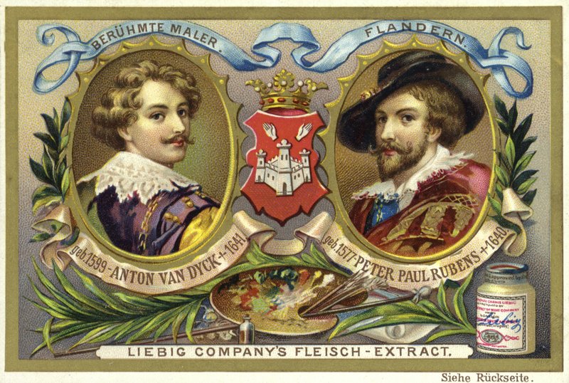 Antony van Dyck and Peter Paul Rubens, Flemish artists by European School