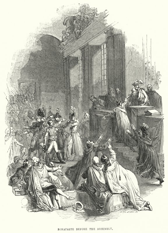 Bonaparte before the Assembly by European School